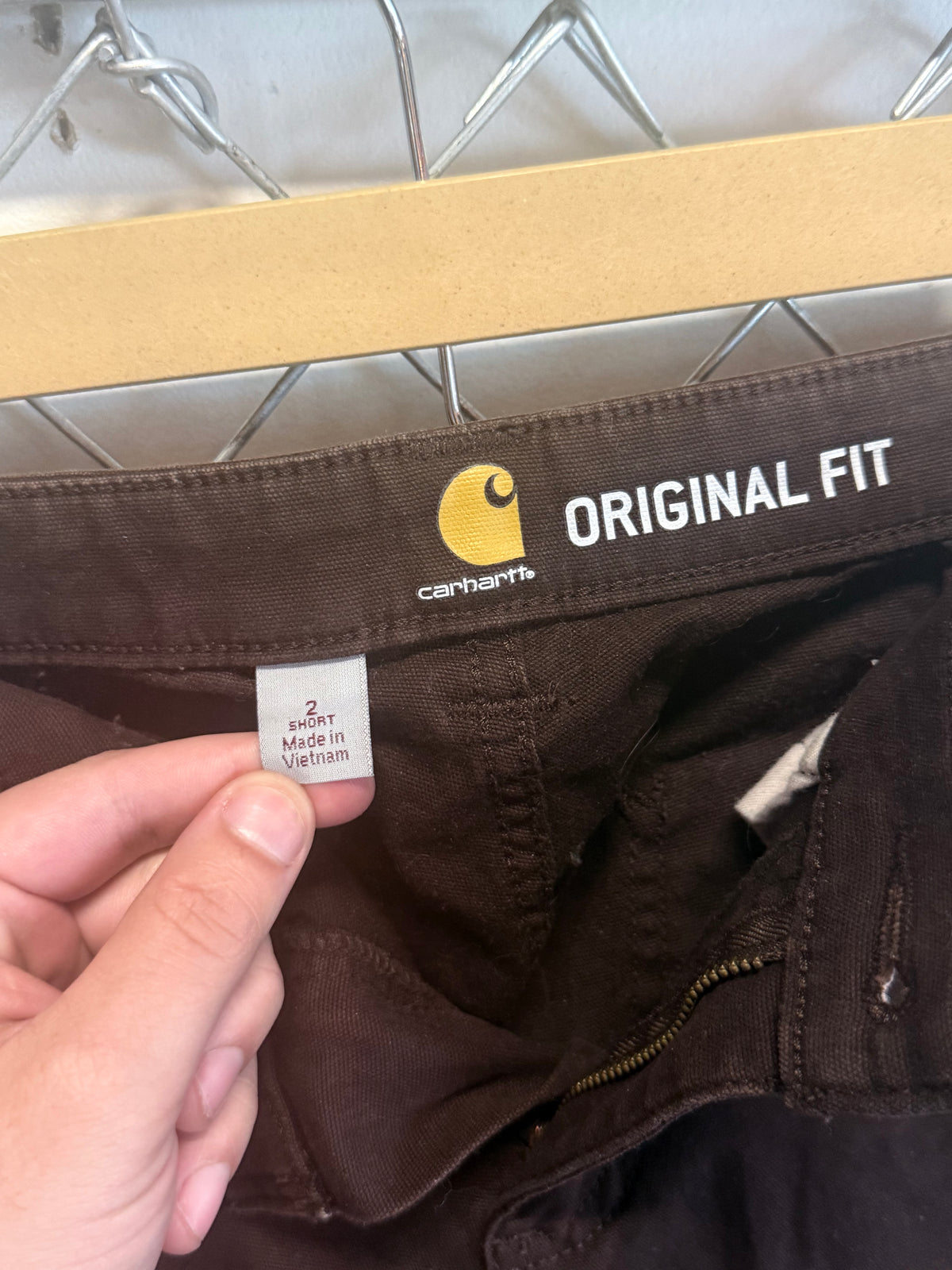 Carhartt Brown Women's Double Knee Carpenter Pants Size 29x27