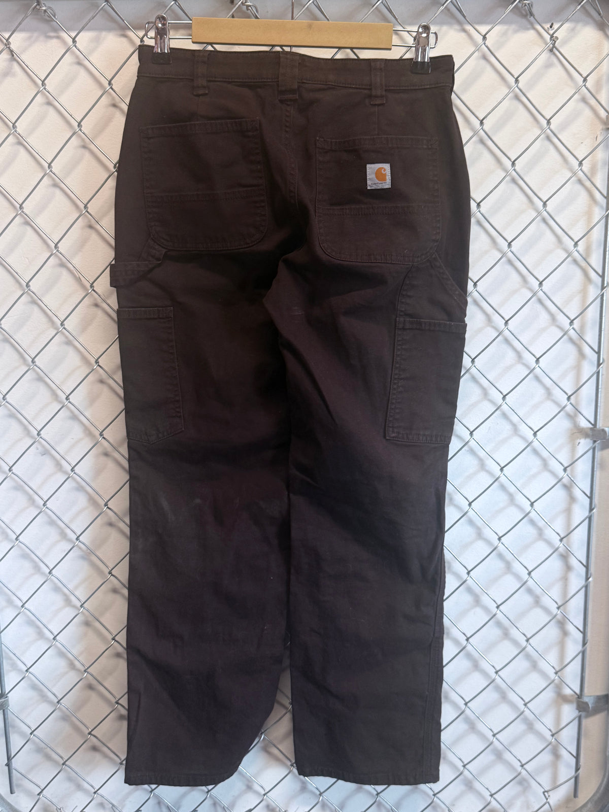 Carhartt Brown Women's Double Knee Carpenter Pants Size 29x27