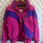Vintage Triple FAT Goose Down Insulated Pink Purple Jacket Size Medium