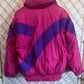 Vintage Triple FAT Goose Down Insulated Pink Purple Jacket Size Medium