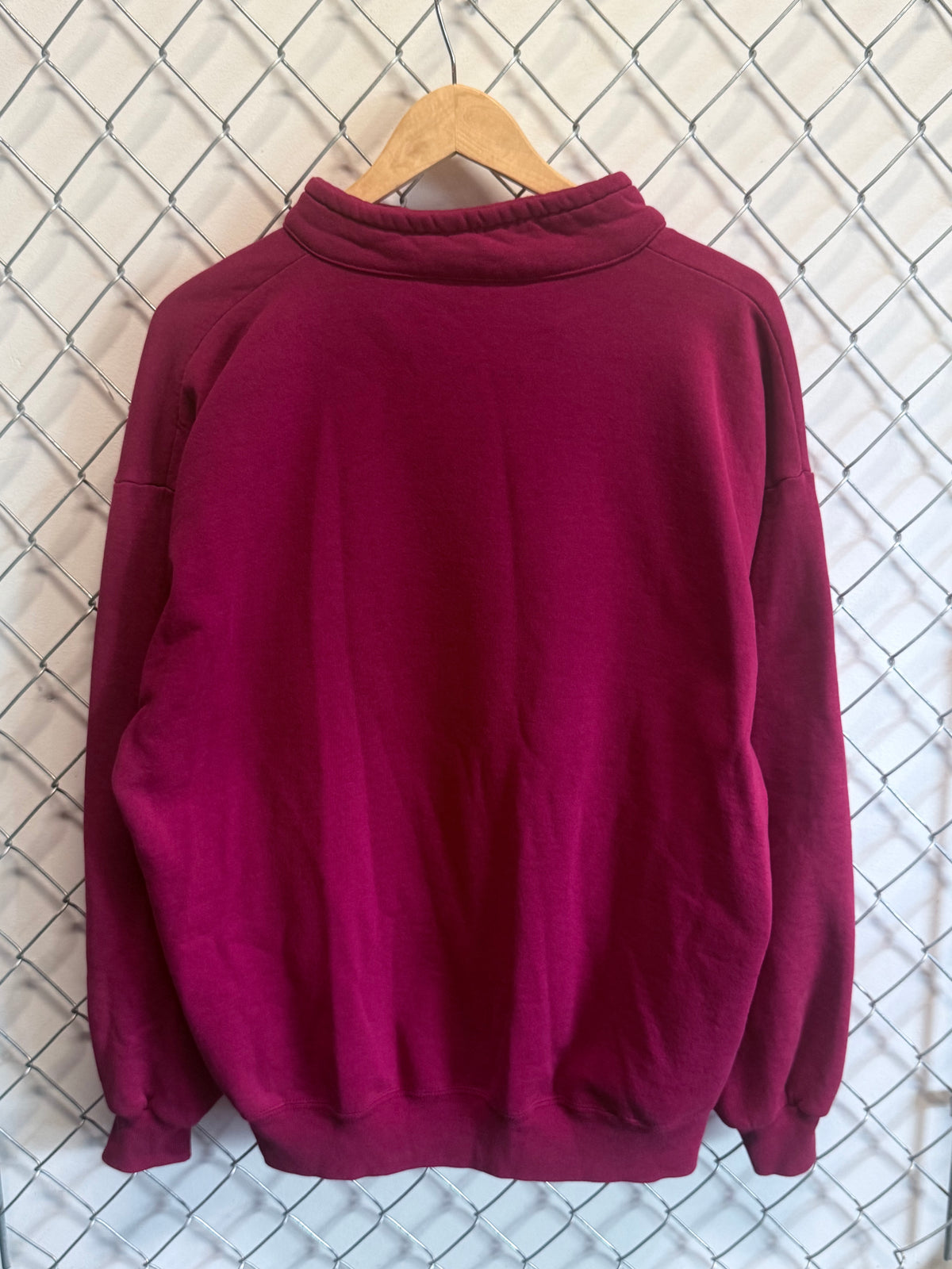 Vintage 90's Jerzees Montana Big Sky Country Quarter Zip Sweater Size XL