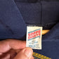 Vintage 90's United States Navy Military Crest Logo Blue Hoodie Size XXL