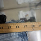True Religion Vinny Ultra Baggy Distressed Denim Jeans Size 34x33