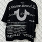 True Religion All Over Print Black Horseshoe Tee Size XL NWT