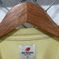 New Balance Classic Logo Yellow Graphic Tee Size Small