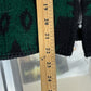 Vintage 80's Wooded River Aztec Print Nature Wool Jacket Size Medium