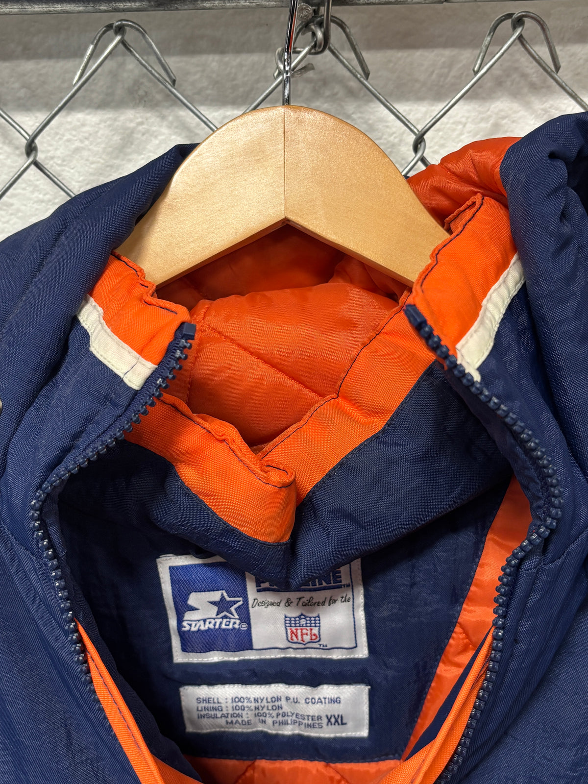 Vintage 90's Starter NFL Pro Line Chicago Bears Puffer Jacket Size XXL