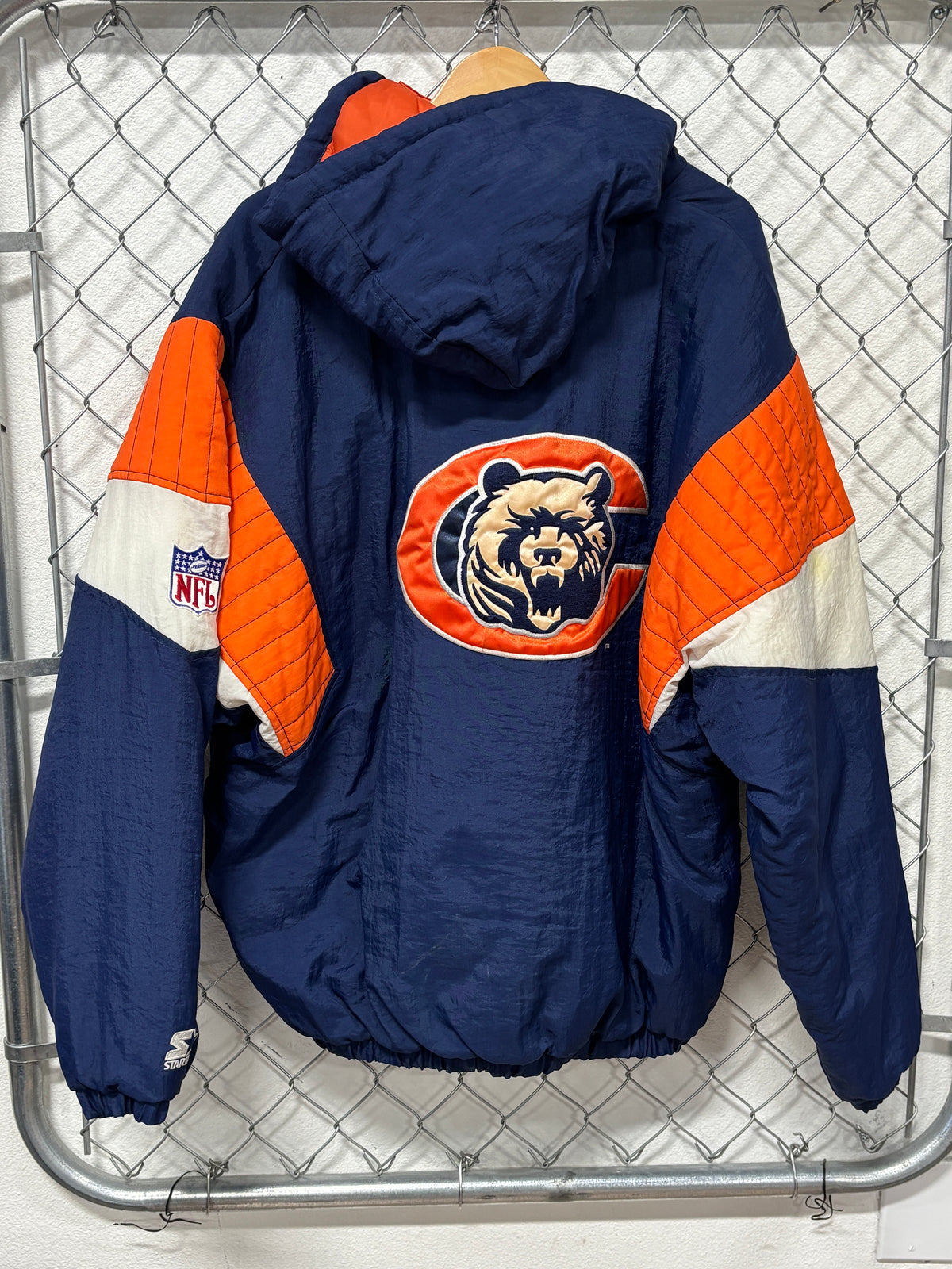 Vintage 90's Starter NFL Pro Line Chicago Bears Puffer Jacket Size XXL