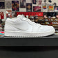Jordan 1 Low 'Triple White Tumbled Leather' Size 10