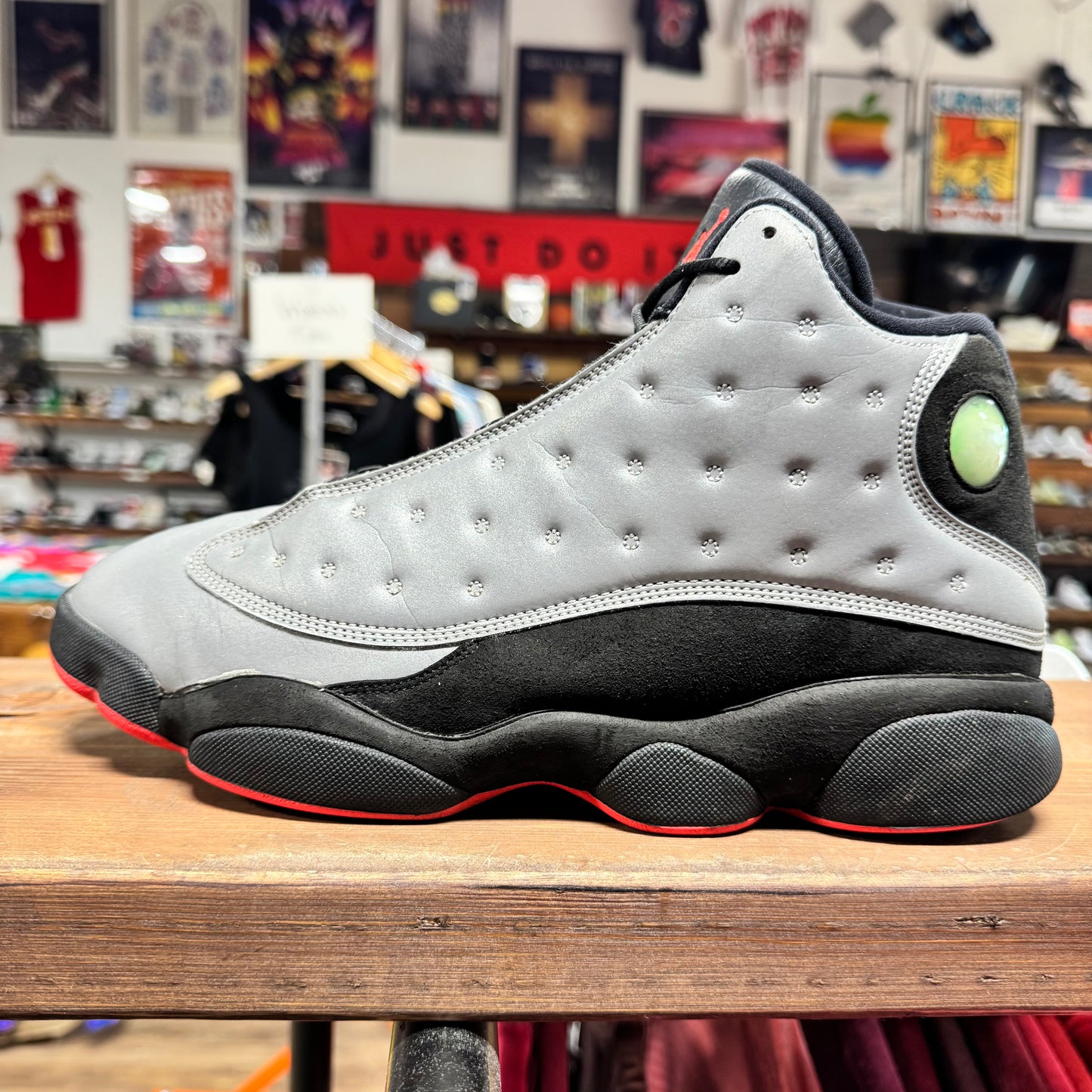 Jordan 13 '3M Reflective Silver' Size 11