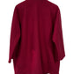 Vintage 90's Women's Red Overcoat Size Medium