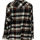 Vintage Wrangler Flannel Pearl Snap Western Button Up Shirt Size XL