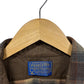 Vintage Pendleton Wool Plaid Button Up Board Shirt Size Large