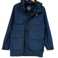 Vintage Woolrich Flannel Lined Blue Parka Jacket Size Medium