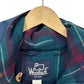 Vintage Woolrich Flannel Lined Blue Parka Jacket Size Medium