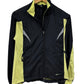 Vintage Y2K Nike Women's Black Yellow Zip Up Jacket Size Small