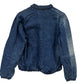 Vintage 80's Polo Ralph Lauren Denim Zip Up Lined Bomber Jacket Size Small