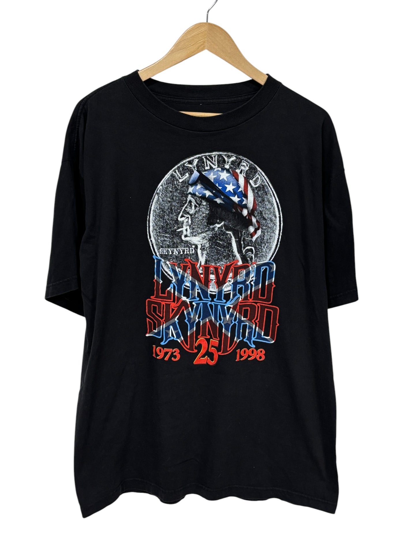 Vintage 1998 Lynyrd Skynrd 25 Years Concert Tour Tee Size XL