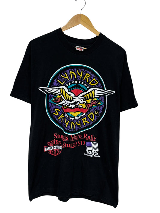 Vintage Harley Davidson Lynyrd Skynrd Live from Steel Town Biker Tee Size XL