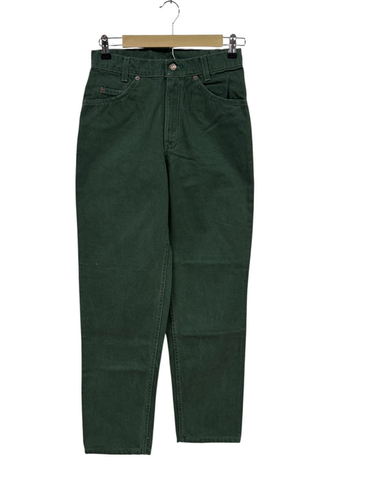 Vintage 90's Levi's Women's Green Denim 550 Jeans Size 29x30