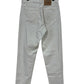 Vintage 90's Levi's 550 Women's White Relaxed Fit Tapered Leg Jeans 31x33