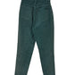 Vintage 90's Women's Green High Waisted Denim Jeans Size 25x28