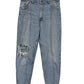 Vintage 90's Levi's Women's Thrashed Light Wash Denim Jeans Size 33x30