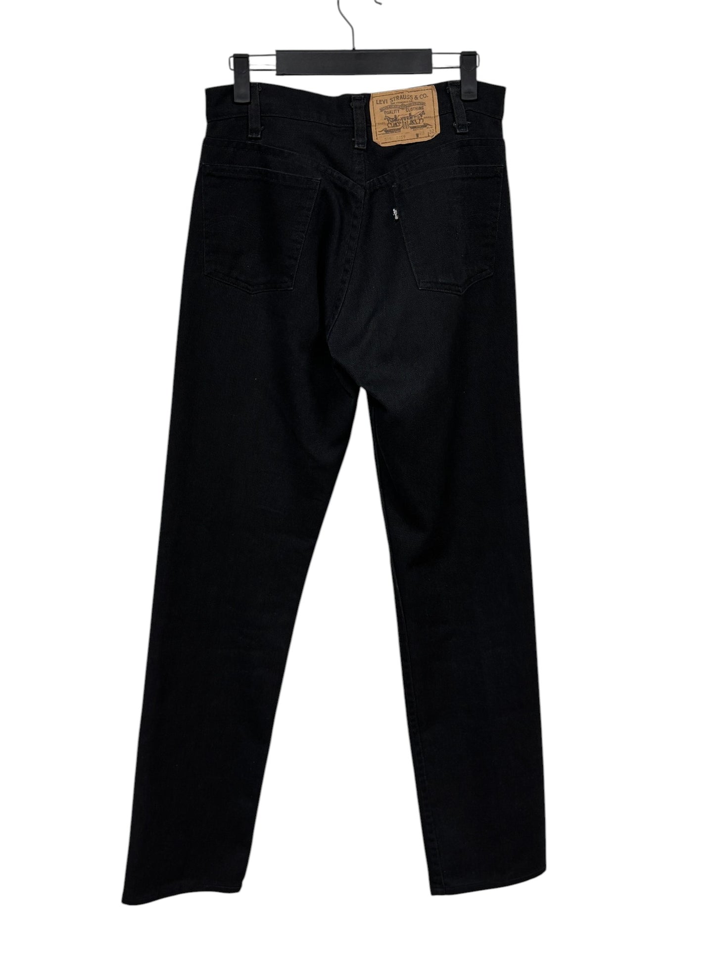 Vintage 90's Levi's Women's Black 505 Denim Jeans Size 29x31