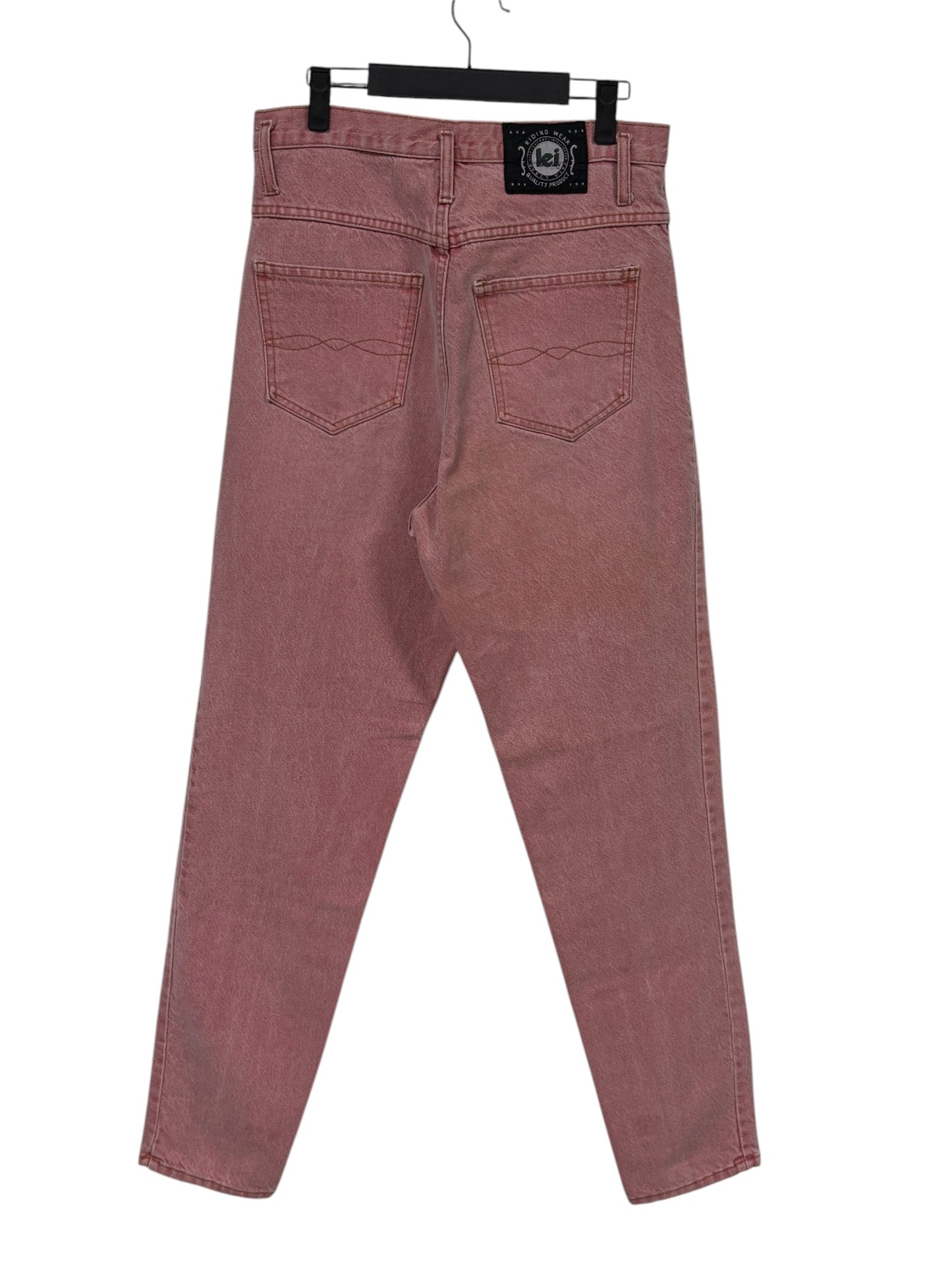 Vintage 90's LEI Women's Pink Denim Jeans Size 30x31