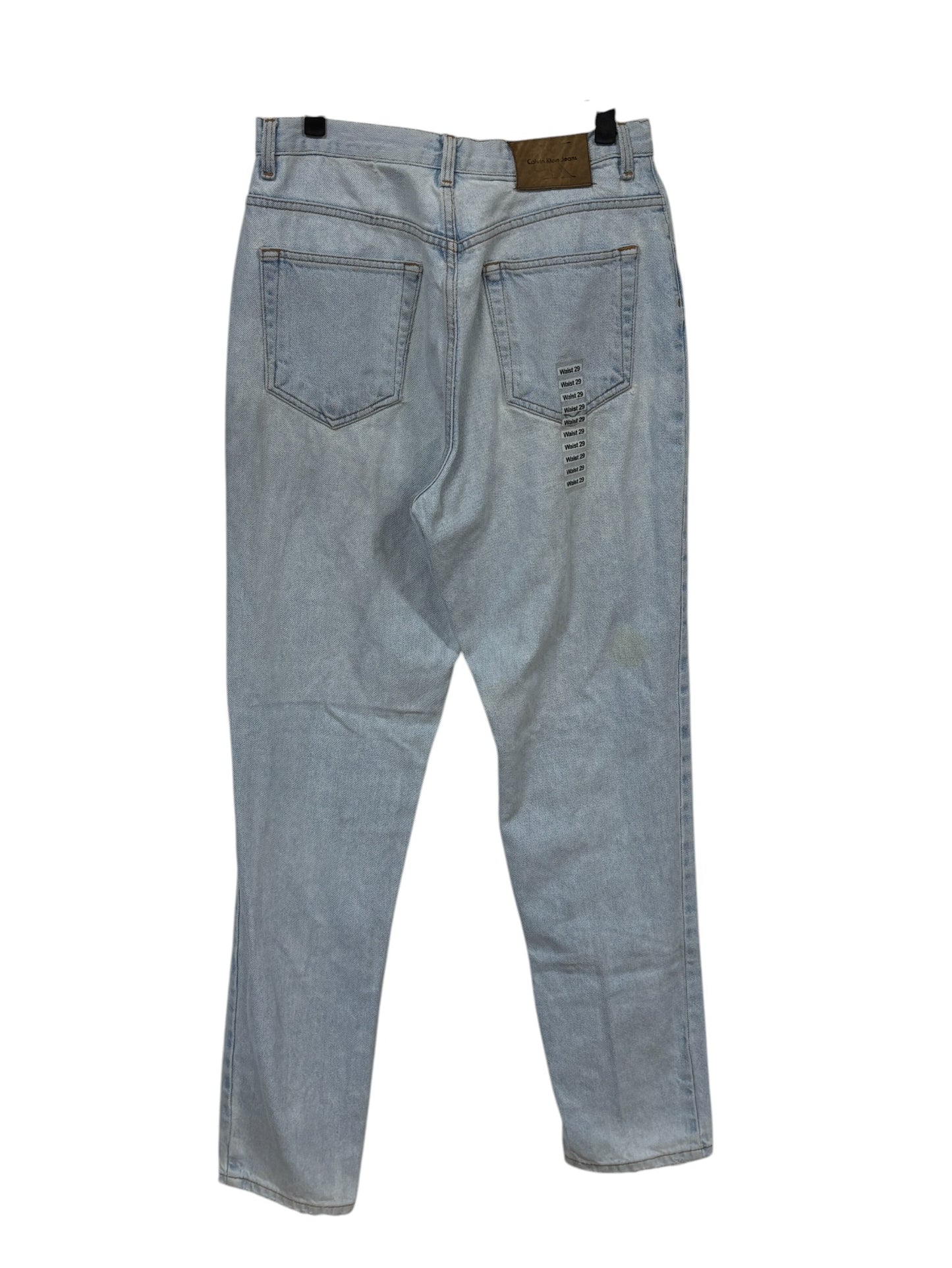 Vintage 90's Women's Calvin Klein Light Wash Denim Jeans Size 30x31
