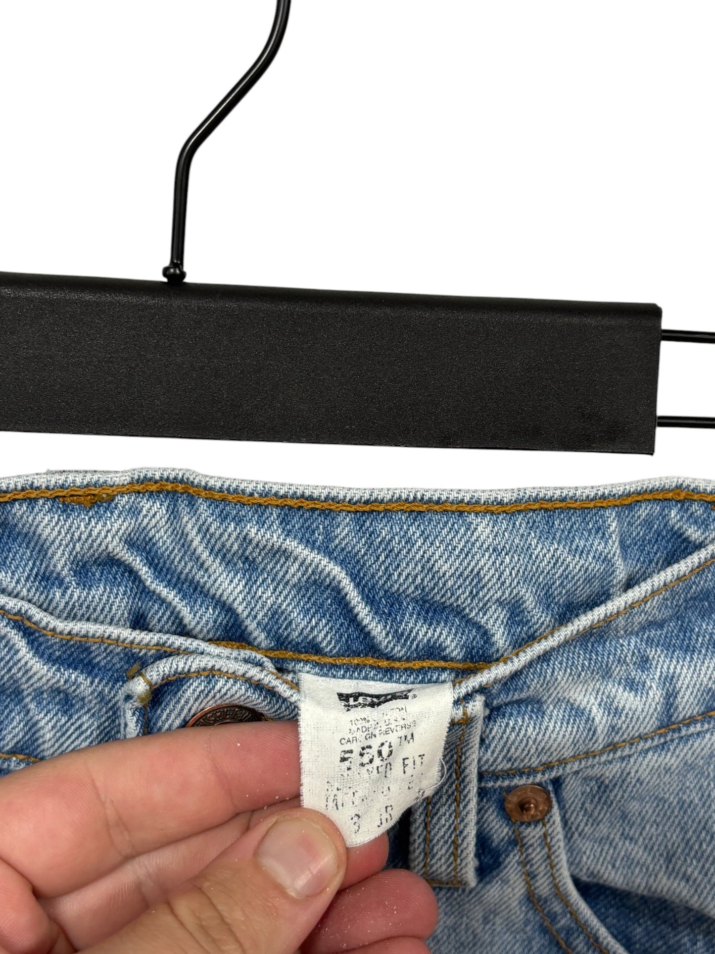 Vintage 90's Levi's Women's 550 Relaxed Fit Denim Jeans Size 26x30