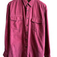 Vintage 90's Lucchese Western Made in USA Red Button Up Shirt Size Large