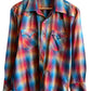 Vintage 80's Pearl Snap Button Up Western Shirt Size XL