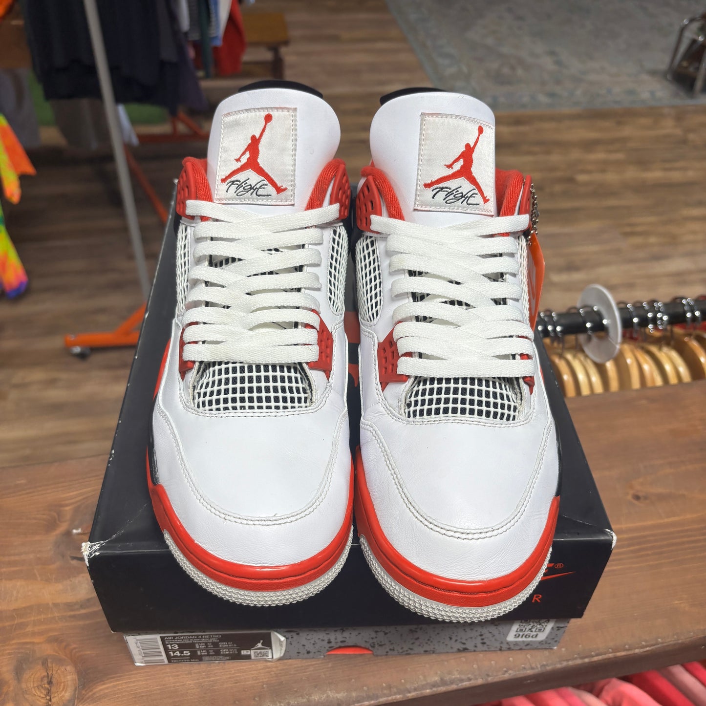 Jordan 4 'Fire Red' Size 13