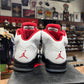 Jordan 5 'Fire Red' Size 8