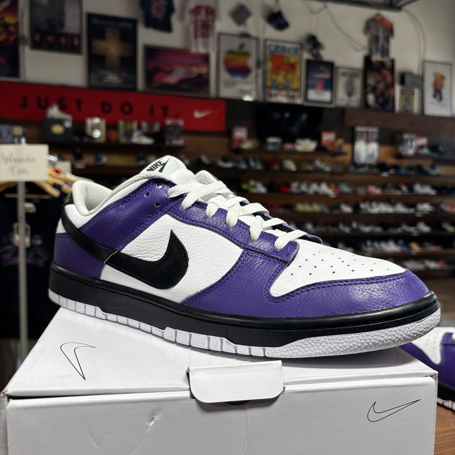Nike Dunk Low 'By You - Black White Purple' Size 13