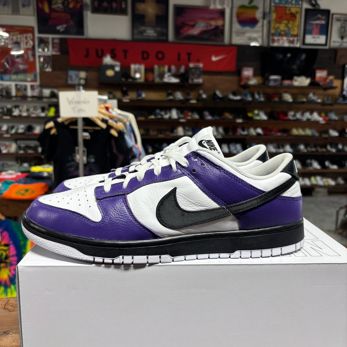 Nike Dunk Low 'By You - Black White Purple' Size 13