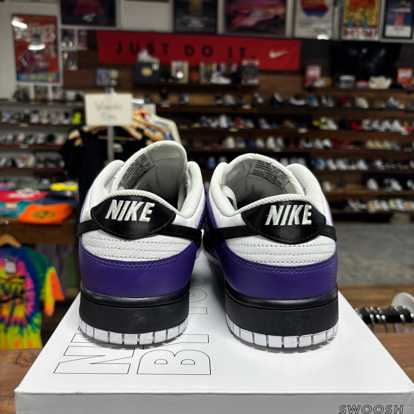 Nike Dunk Low 'By You - Black White Purple' Size 13