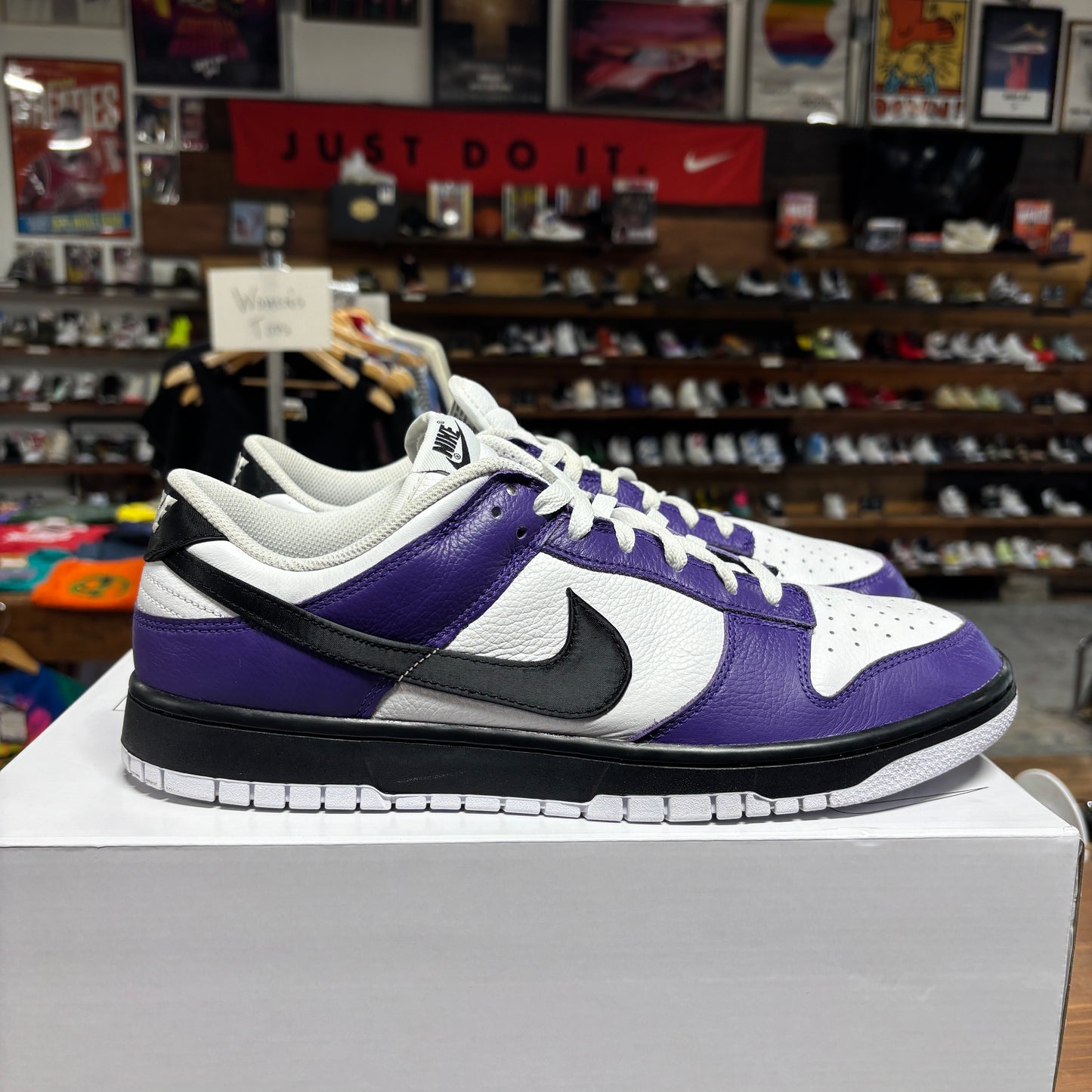 Nike Dunk Low 'By You - Black White Purple' Size 13