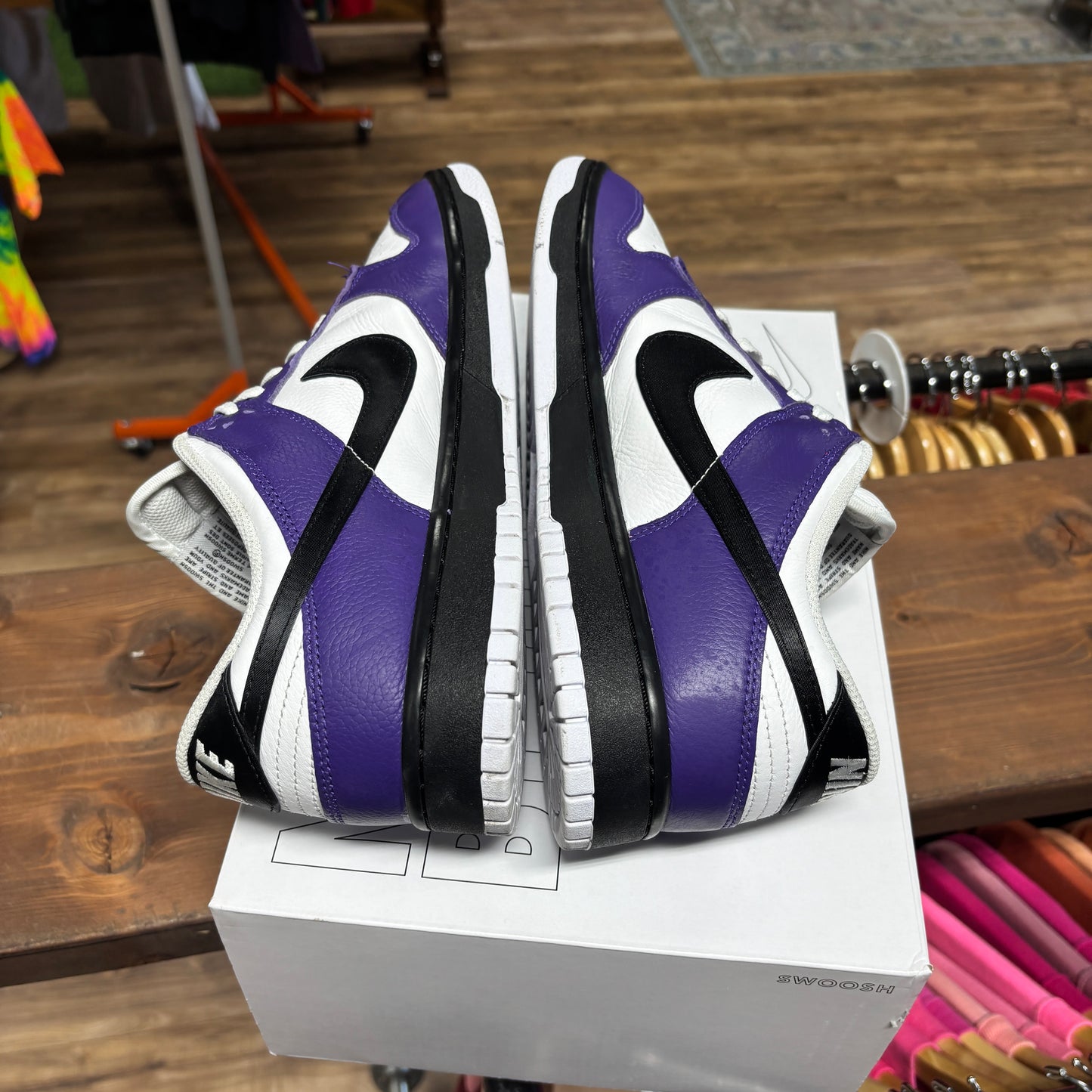 Nike Dunk Low 'By You - Black White Purple' Size 13