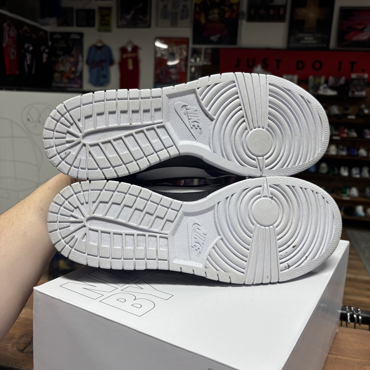 Nike Dunk Low 'By You - Black White Purple' Size 13