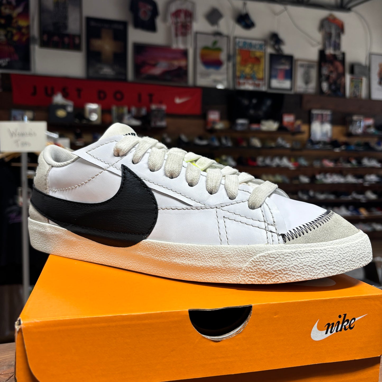 Nike Blazer Low 'White Black Sail' Size 13