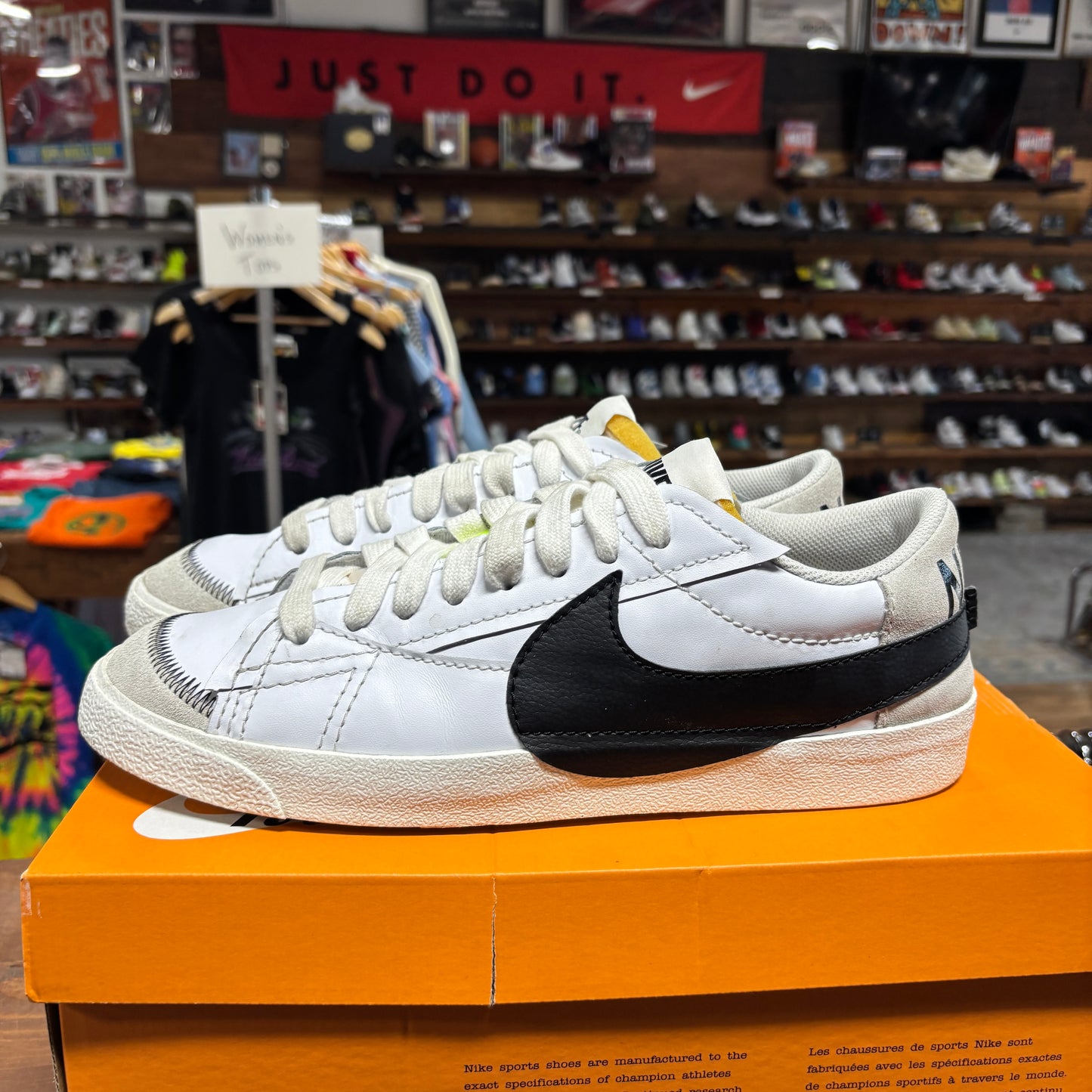 Nike Blazer Low 'White Black Sail' Size 13