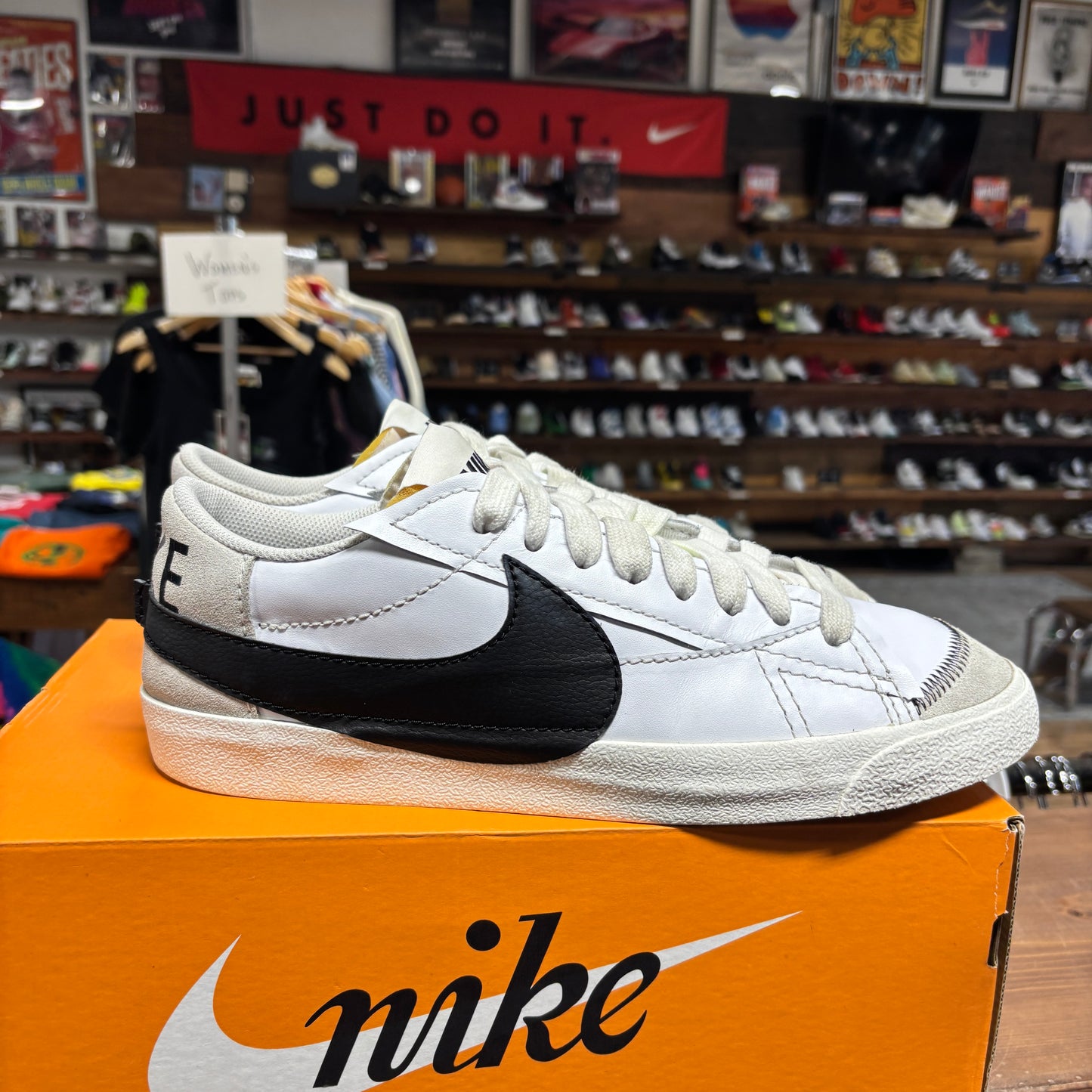 Nike Blazer Low 'White Black Sail' Size 13