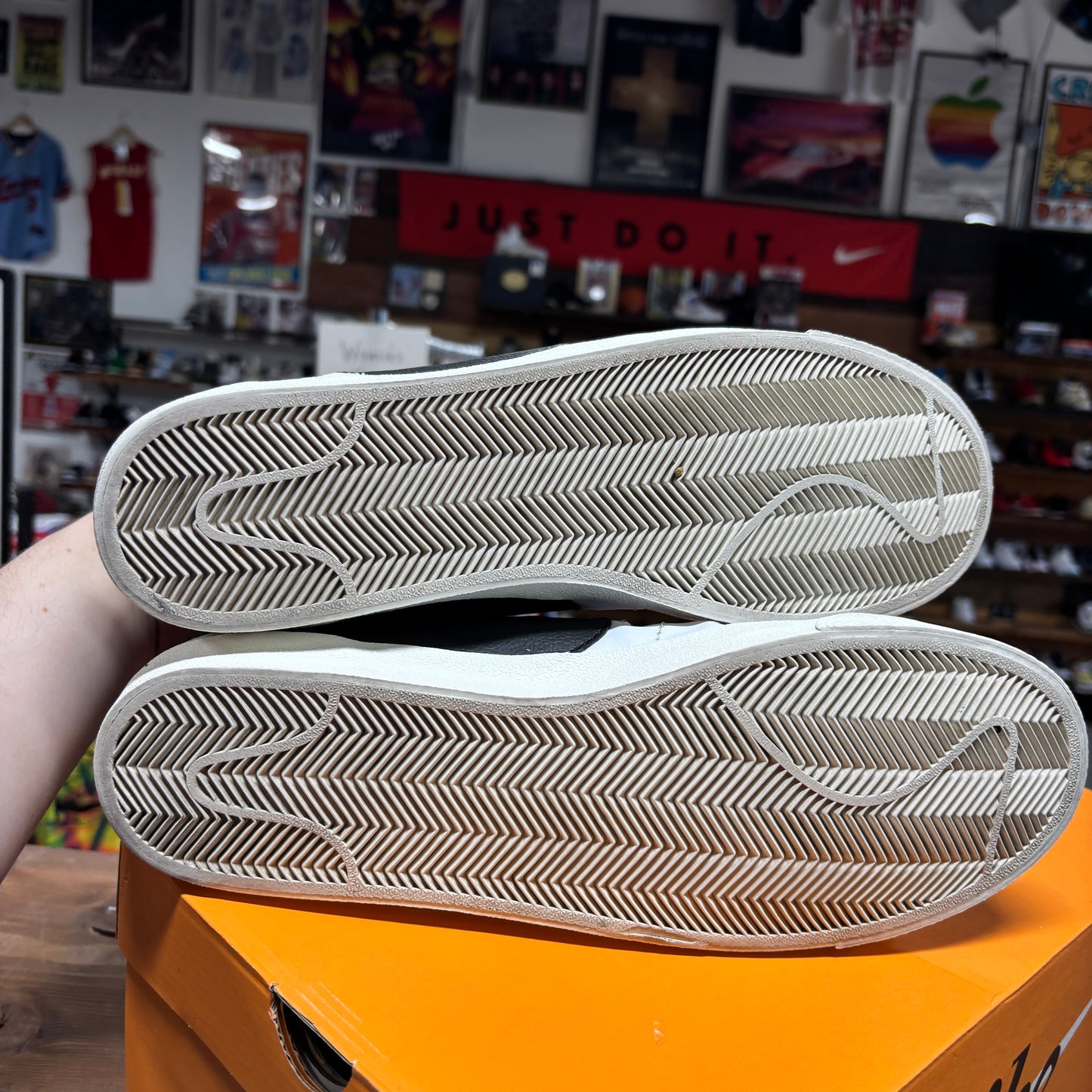 Nike Blazer Low 'White Black Sail' Size 13