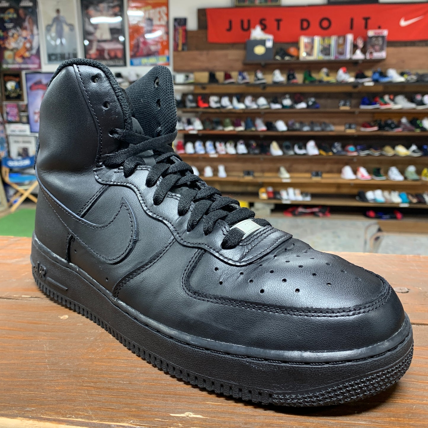 Nike AF1 High 'Triple Black' Size 11.5