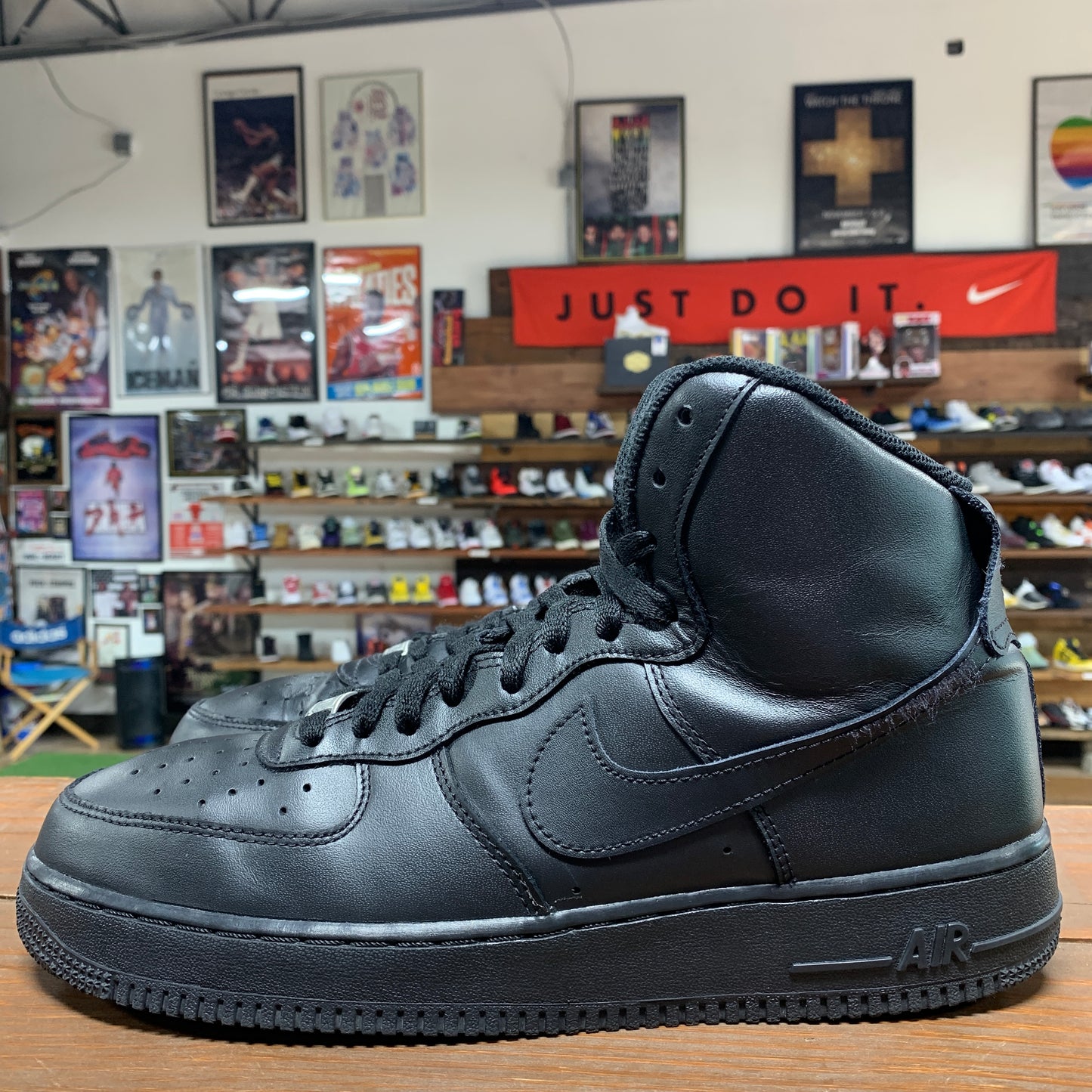 Nike AF1 High 'Triple Black' Size 11.5