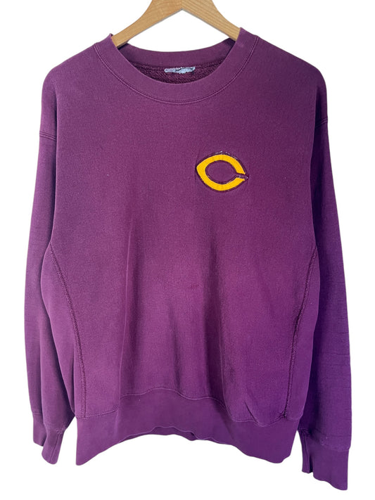 Vintage Concordia College C Logo Collegiate Crewneck Sweater Size Large