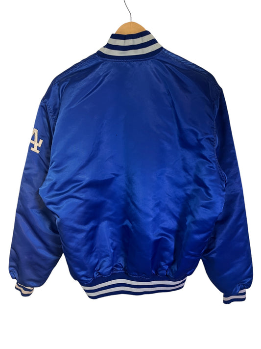 Vintage 90's Starter Diamond Collection Dodgers Satin Jacket Size Large