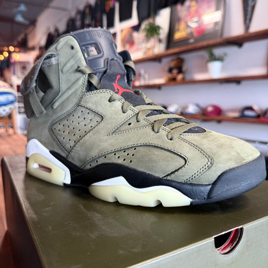 Jordan 6 'Travis Scott Olive' Size 9